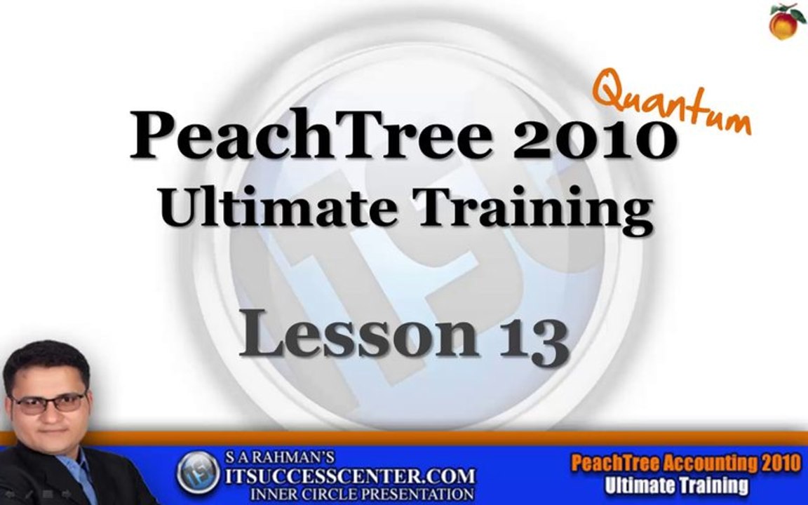Peachtree Accounting Lesson13