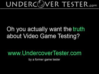 Working as a Video Game Tester - Myth #1: Salary
