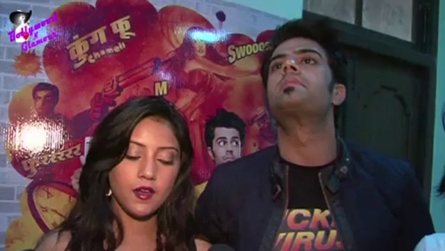 Cast of ‘Mickey Virus’ Manish Paul, Pooja Gupta & Elli Avram at college festival