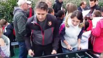 18/09/13 : Philippe Montanier au baby-foot contre les supporters