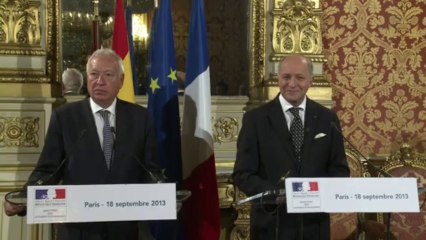 Premier francês defende relatório da ONU sobre armas químicas