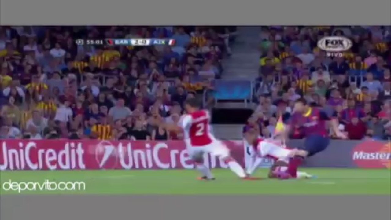 Gol Messi, Barcelona 2-0 Ajax