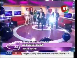 Cierre musical con Rodrígo Díaz y su nuevo tema Boom Boom