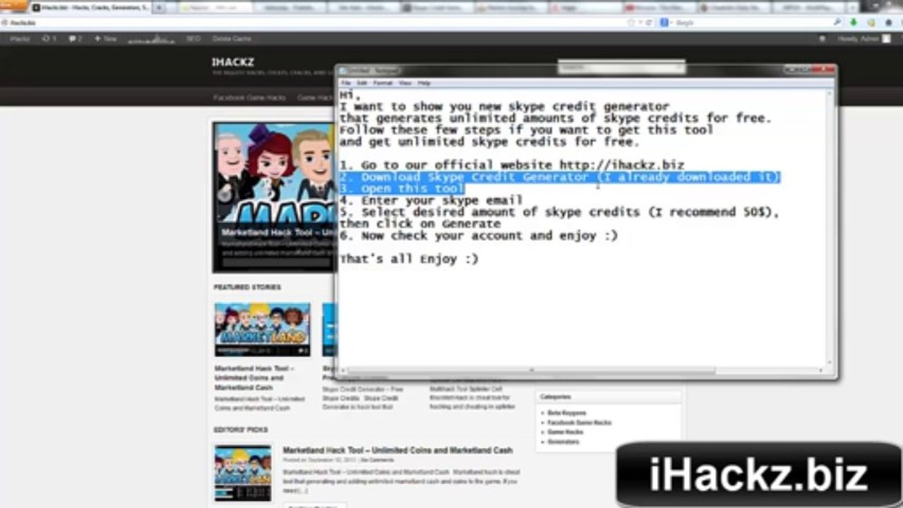 Skype Credit Generator 2013 - Skype Credits Hack
