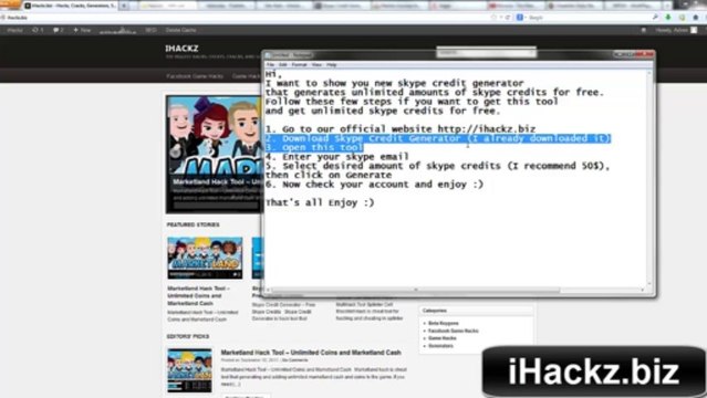 Skype Credit Generator 2013 - Skype Credits Hack