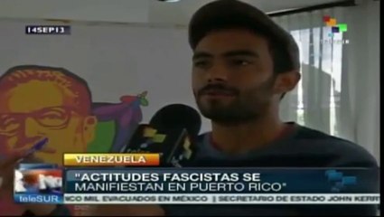 Juventud Hostosiana en 1er. Encuentro Contra el Fascismo