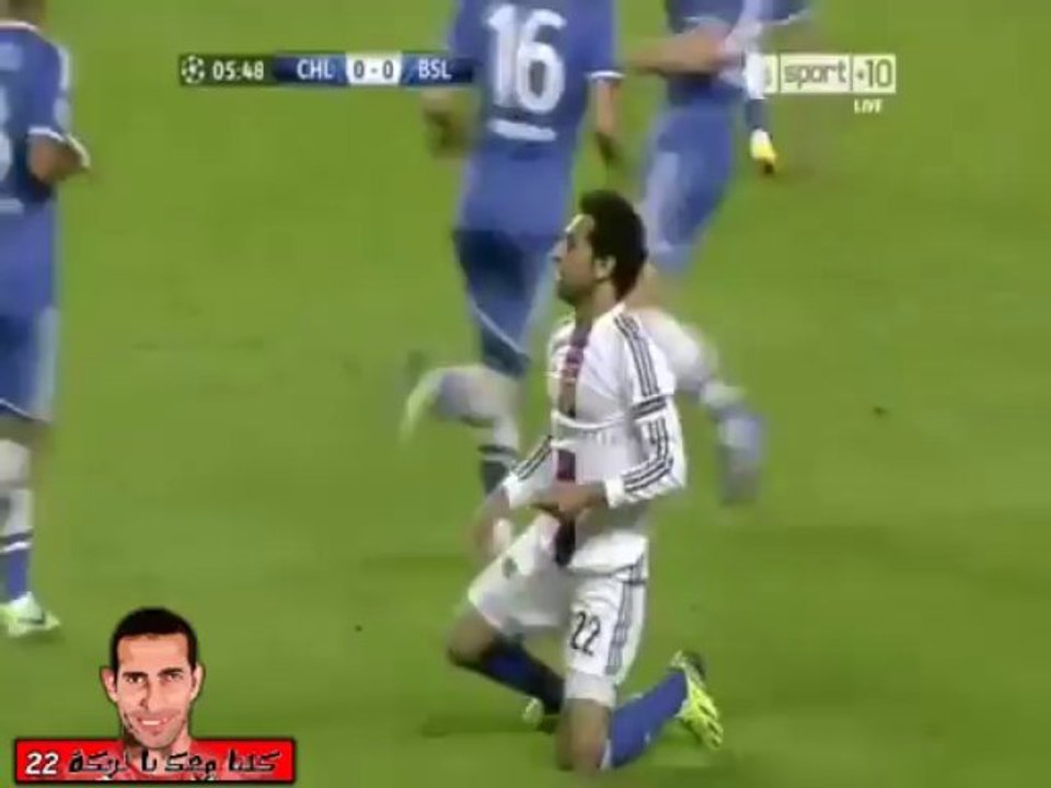 مهارة محمد صلاح في مباراة تشيلسي