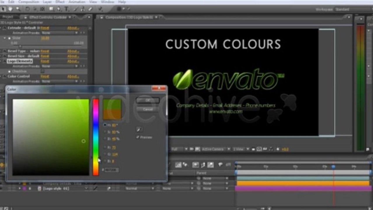 3D Logo Title Maker Animator - After Effects Template