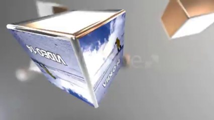 Bouncing Video Cubes Intro - After Effects Template