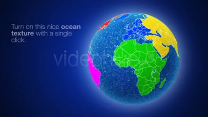 Geopolitical World Map - After Effects Template