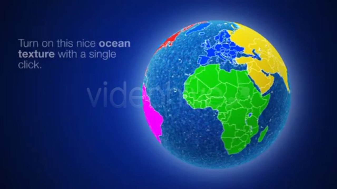 Geopolitical World Map - After Effects Template