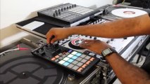 First Time playing Around With  The Native Instruments Traktor Kontrol F1 Test