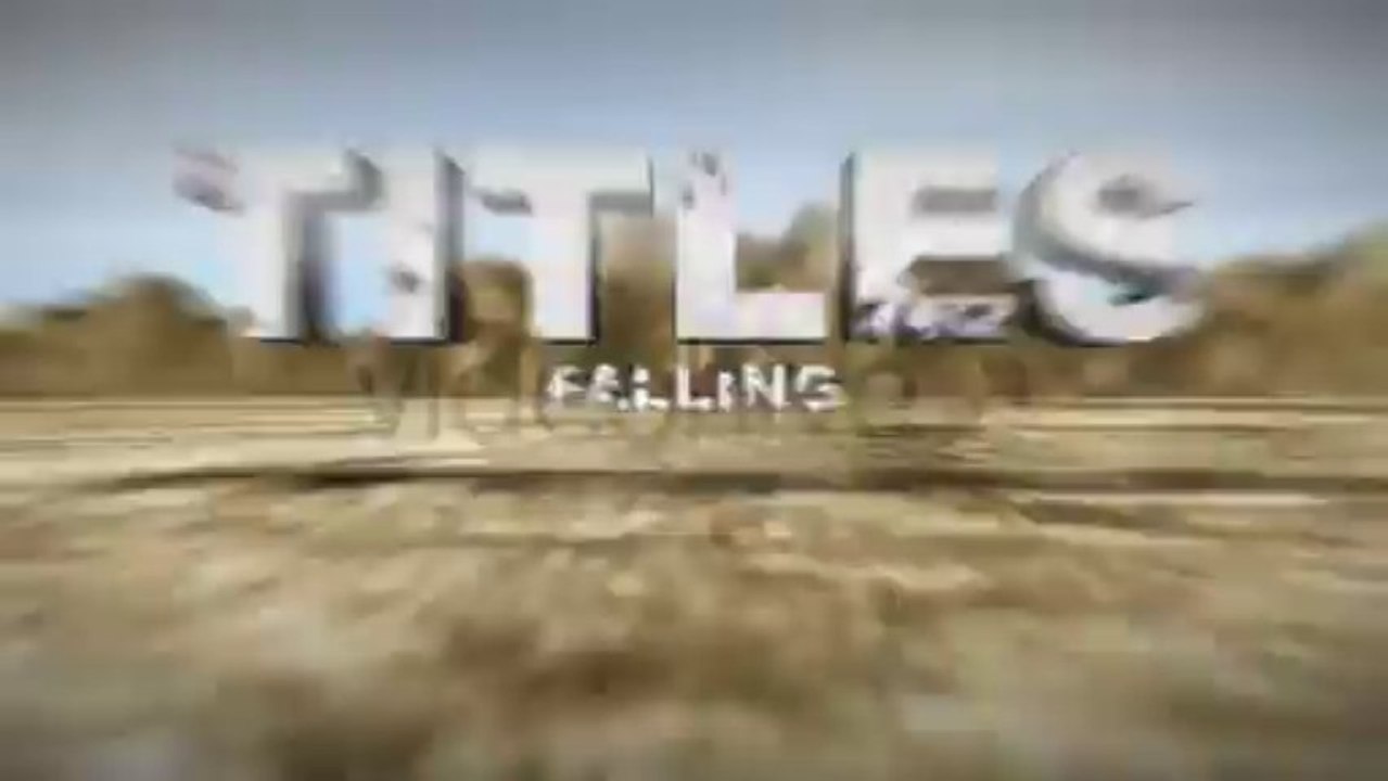 Falling Titles - After Effects Template