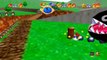 Super Mario 64 - Bataille de Bob-Omb - Etoile 5 : Vol du Mario Ailé + Etoile Extra