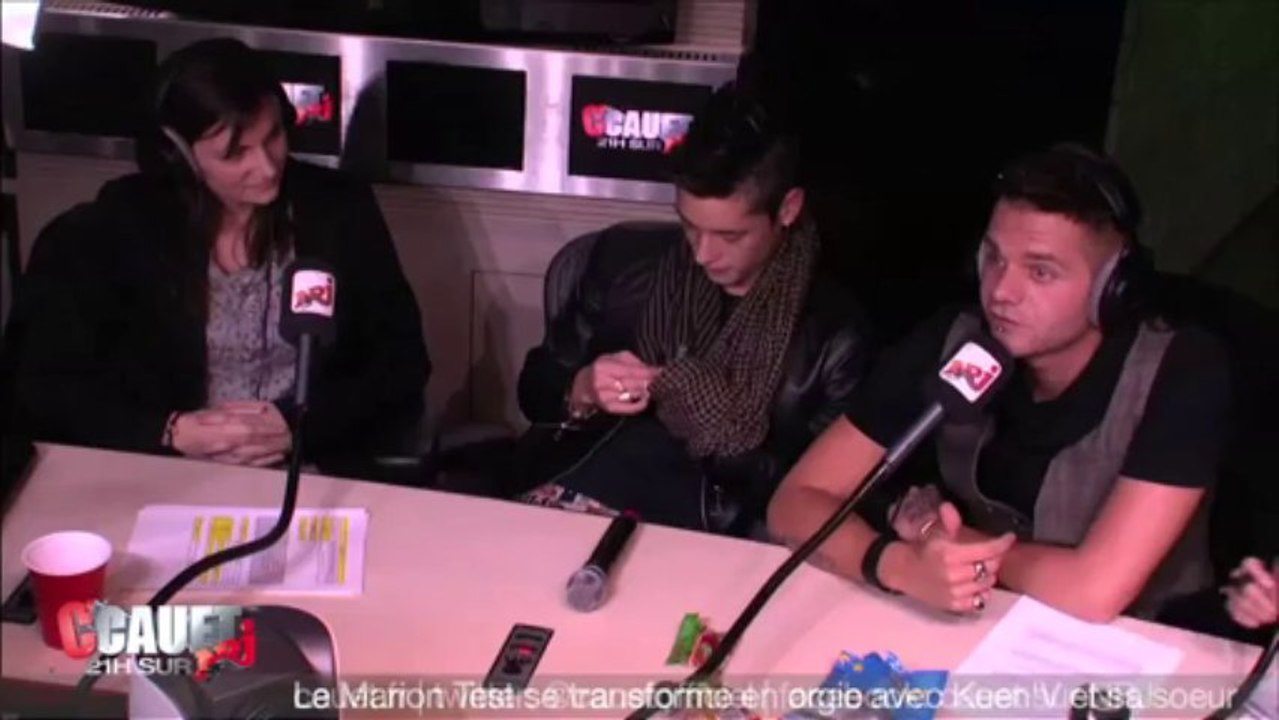 Le Marion Test se transforme en orgie avec Keen'V et sa soeur  - C'Cauet sur NRJ