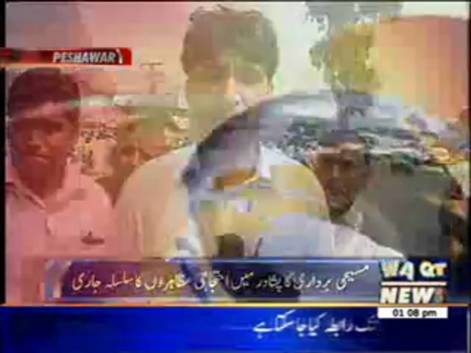 Christians Protest Against  Blast in Peshawar 23 September 2013