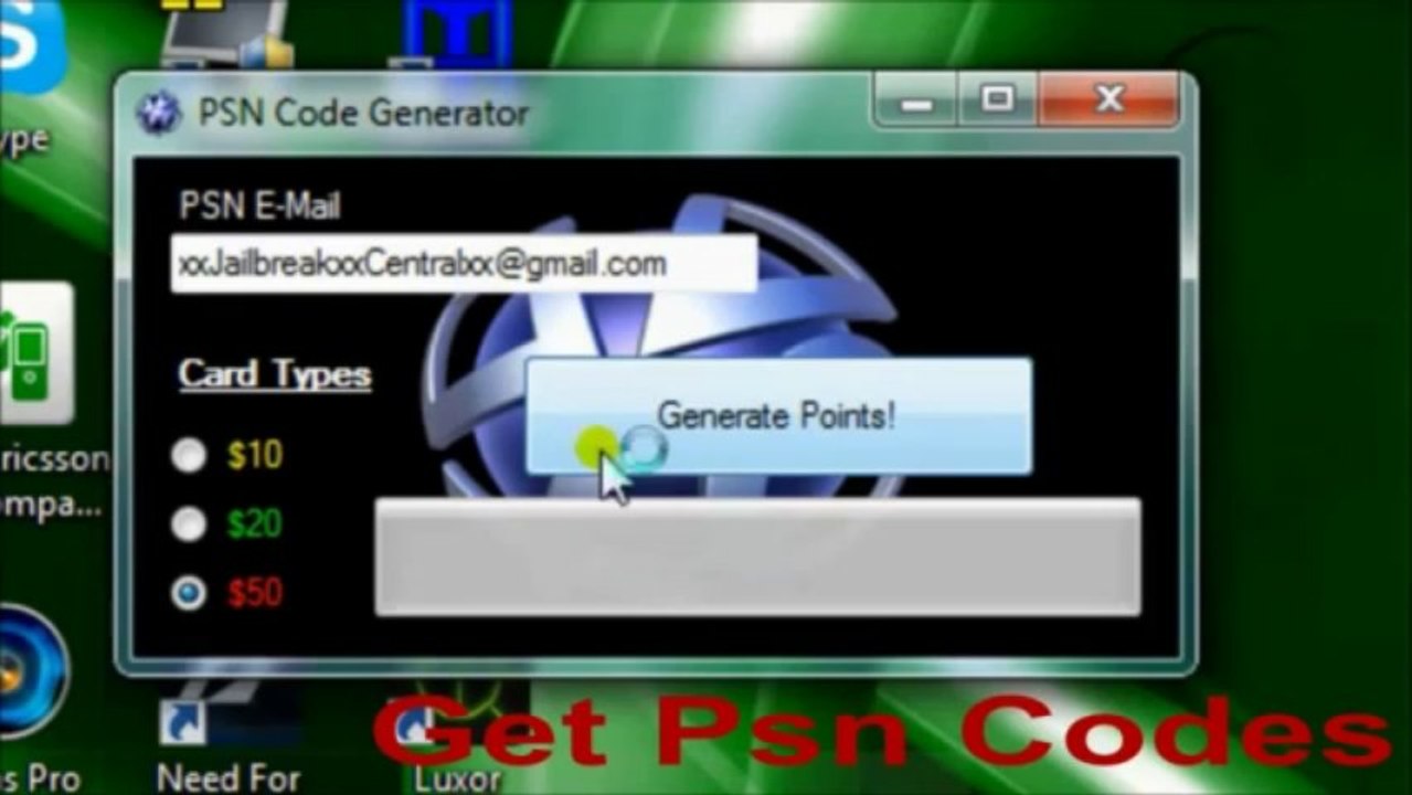 PSN Code Generator 2013— Working 100% With Proof