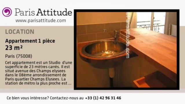 Appartement Studio à louer - Champs Elysées, Paris - Ref. 2005