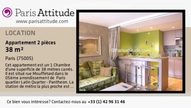 Appartement 1 Chambre à louer - Place Monge, Paris - Ref. 2481