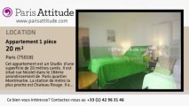 Appartement Studio à louer - Sacré Cœur, Paris - Ref. 3470