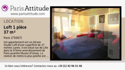 Loft Alcove Studio à louer - St Germain, Paris - Ref. 3701