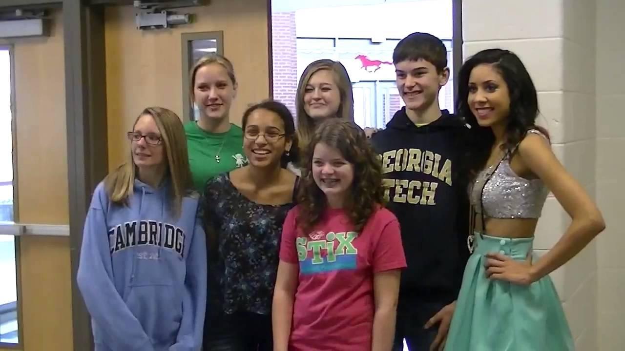 Hopewell Middle School Meet n Greet Lunch Part 1 Atlanta Pop Singer Lexi