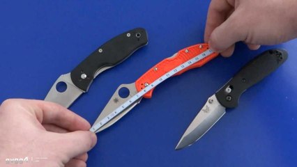 Spyderco или Benchmade? Три карманных ножа.