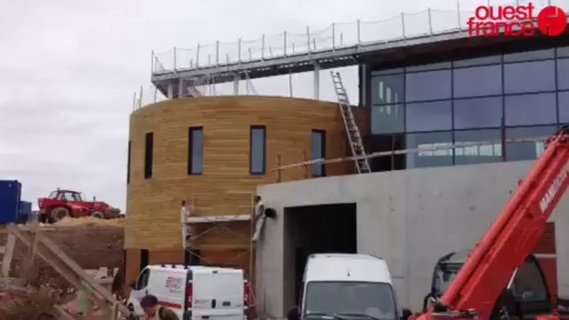 Sur le chantier du centre aquatique - .