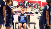 Mondial 2015 : Carnet de bord des Bleues : Séance de musculation du 18 septembre 2013