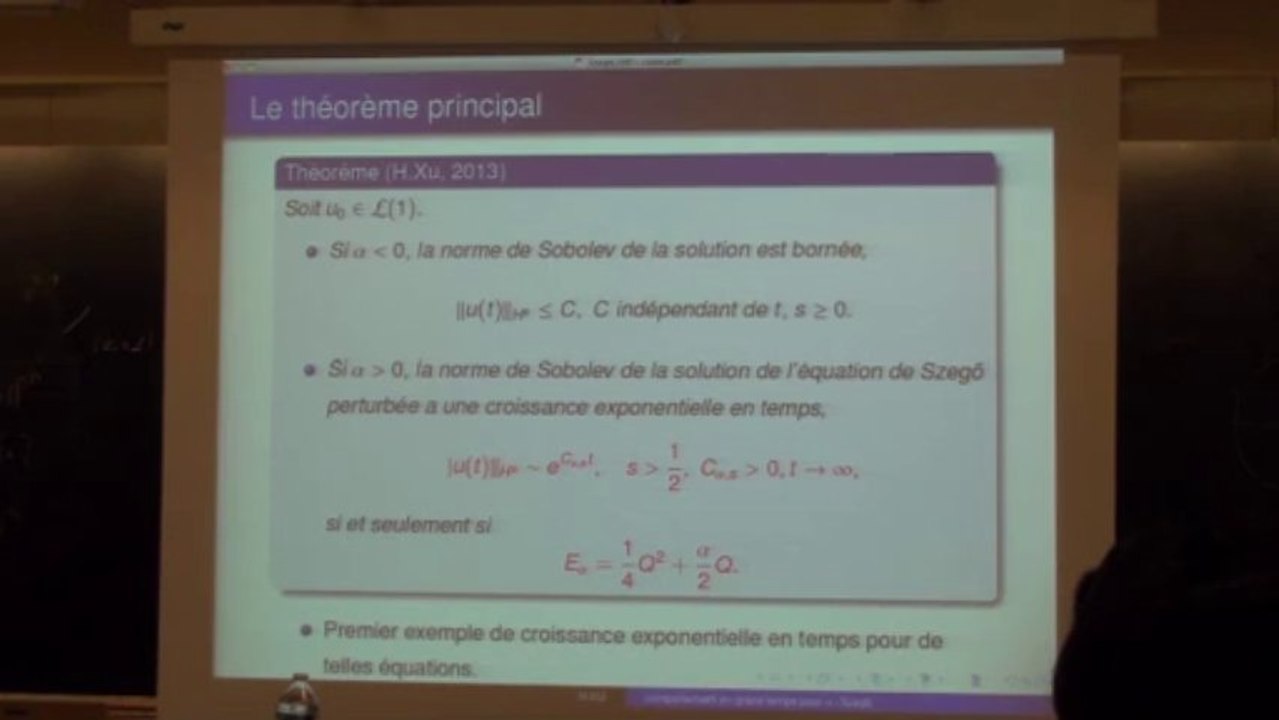 Transfert d'énergie vers les hautes fréquences pour les équations hamiltoniennes