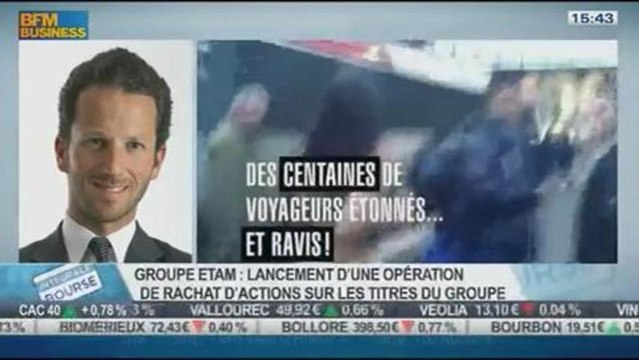 Lancement d'une opération de rachat d'actions sur les titres du groupe ETAM : Laurent Milchior dans Intégrale Bourse - 19/09