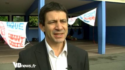ITW parent d'élève - Bloquage de l'école Paul Bert