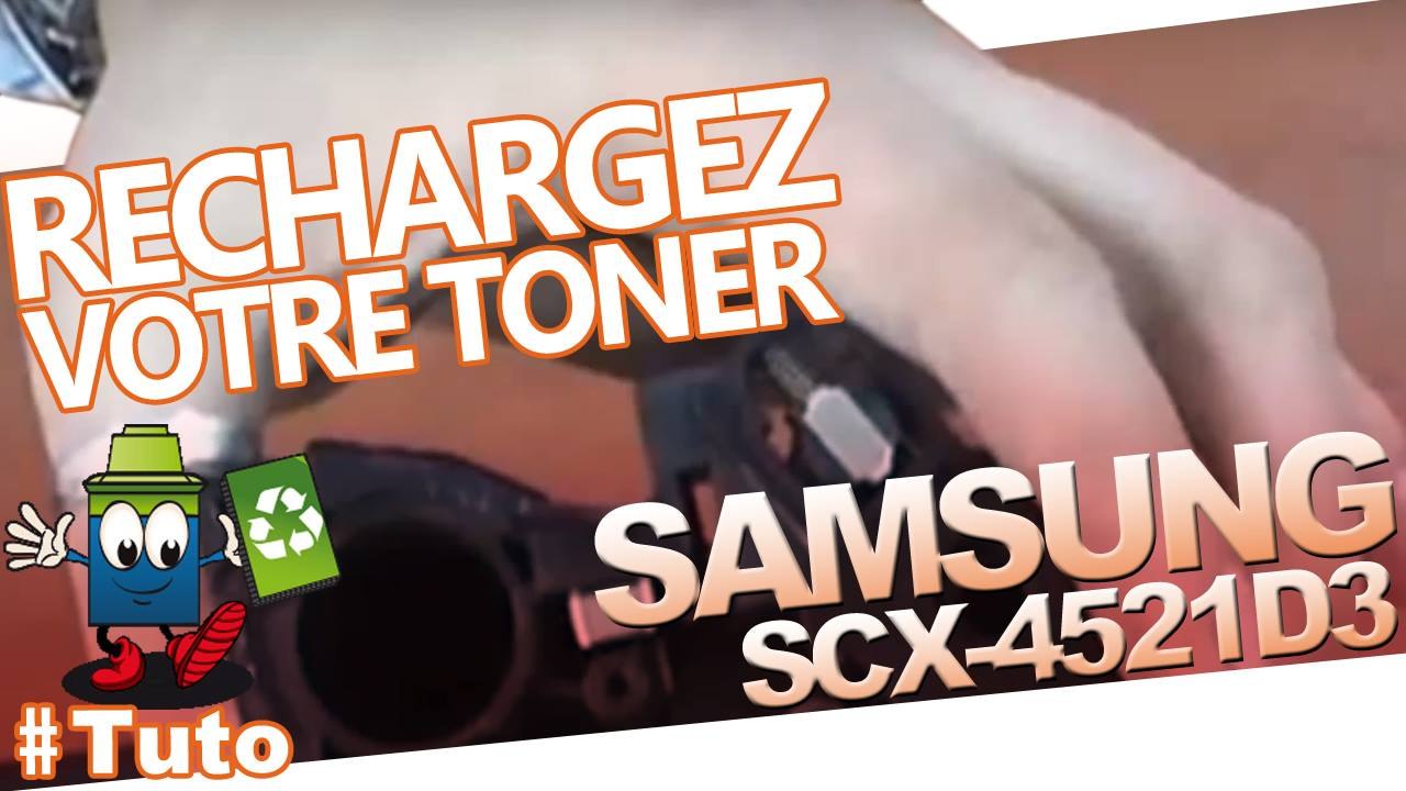 Comment recharger une cartouche toner Samsung SCX-4521D3