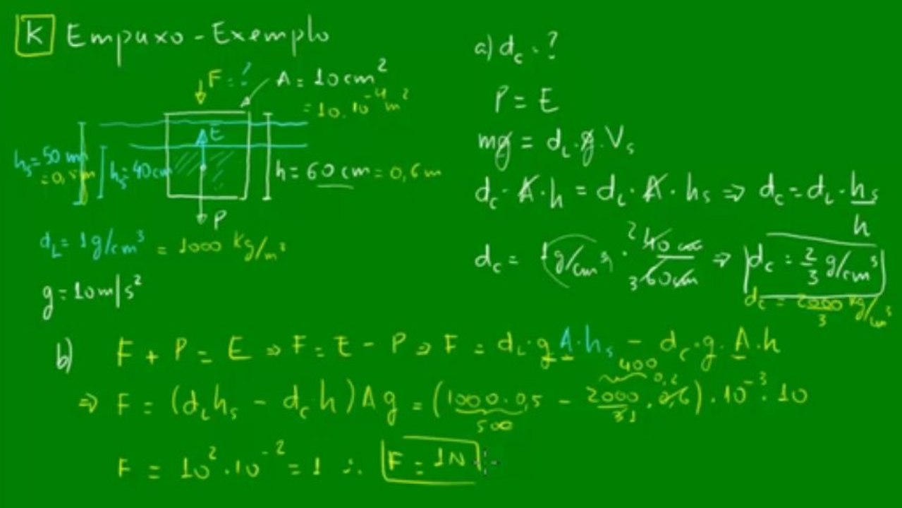 11 - Empuxo - Exemplo - Parte 2