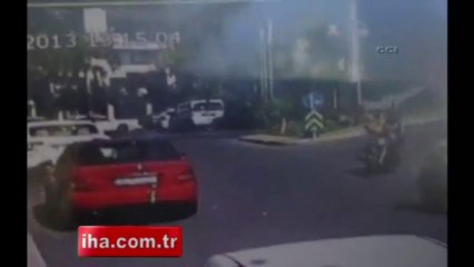 Kıvanç Tatlıtuğ'un Kaza Anı Güvenlik Kamerasında 📹