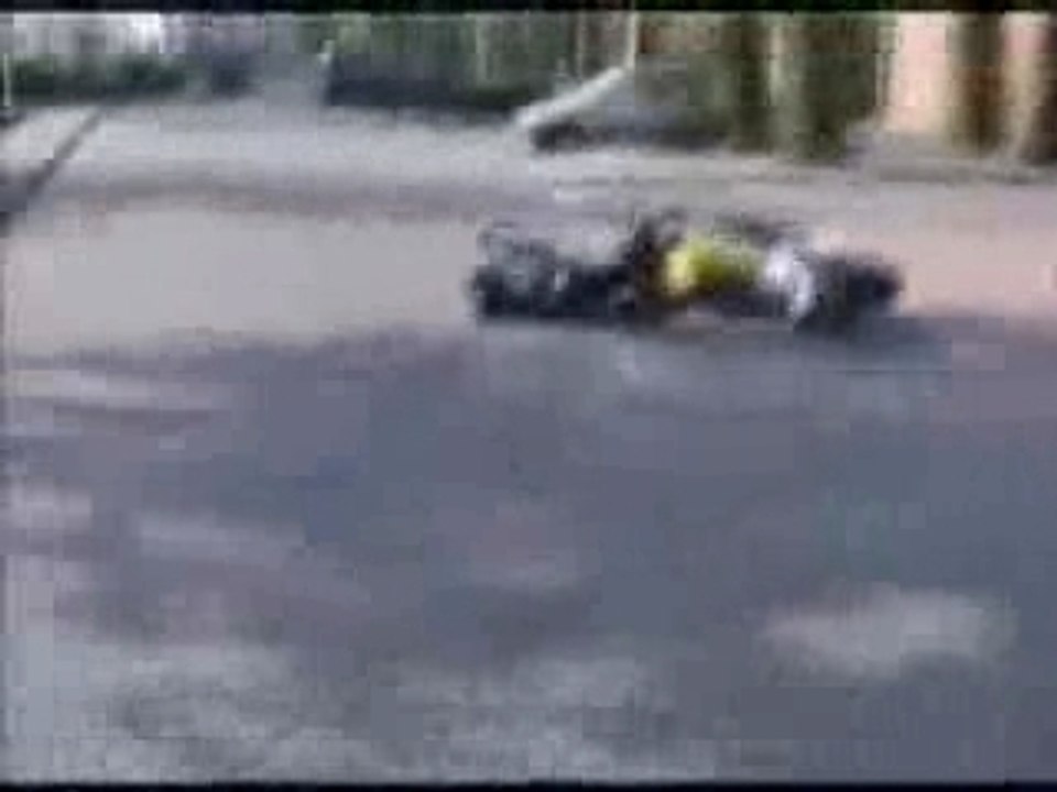 chute en moto