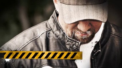 Hazard Grunge Paint Splat Lower Third - After Effects Template