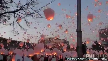 KomedyenTR -Dilek Balonu Festivali Dünya Rekoru Romanya (Sky Lantern World Record - Romania)