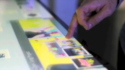 Table tactile à reconnaissance d'objets