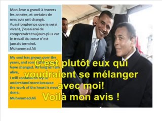 SOLUTION AU RACISME  par MUHAMMAD ALI