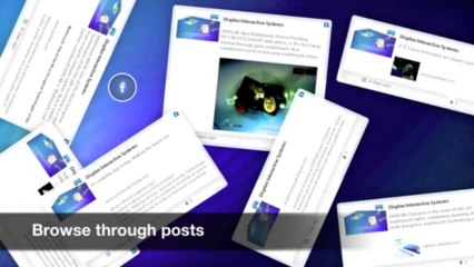 Widget tactile FACEBOOK