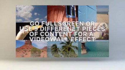 Wall Fall Logo Reveal - After Effects Template