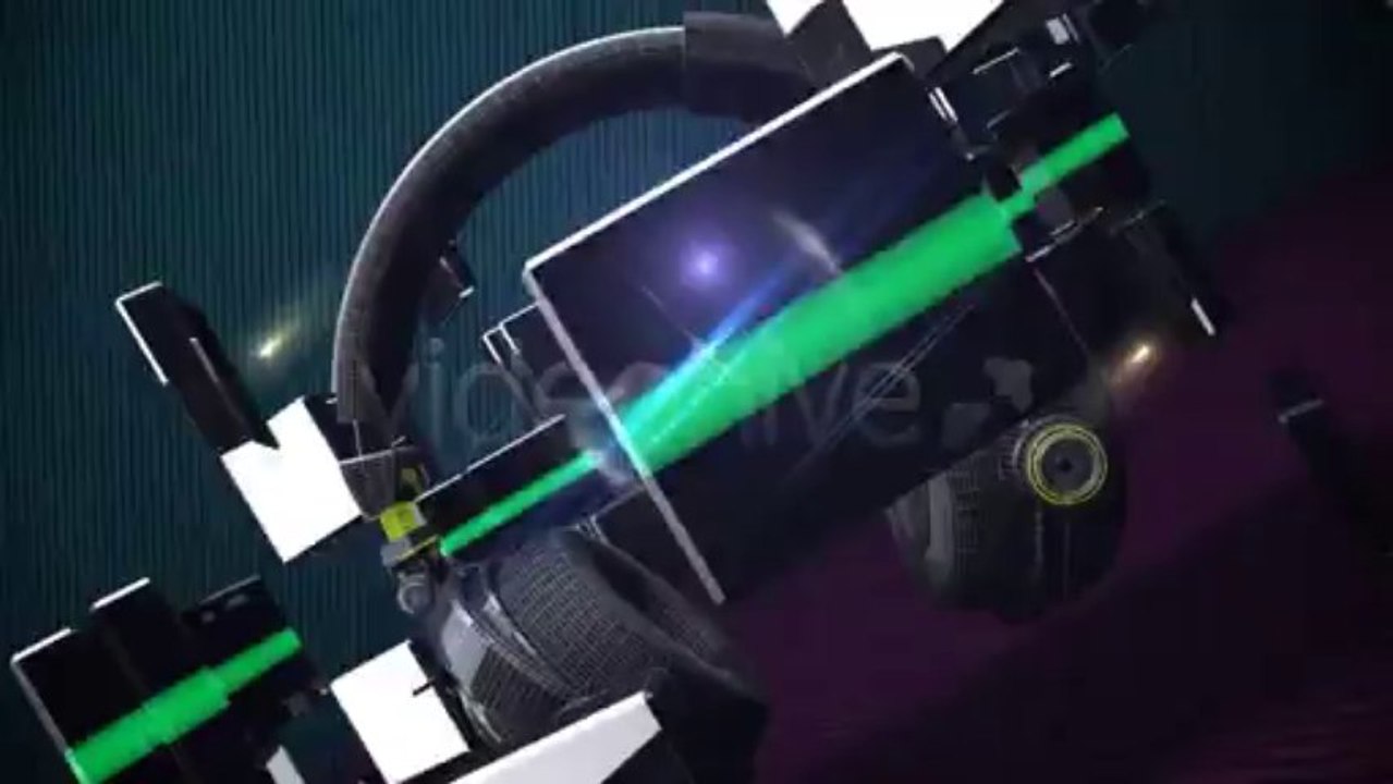 Headphone Logo Sting - After Effects Template