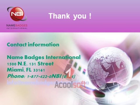 Custom Magnetic Name Badges