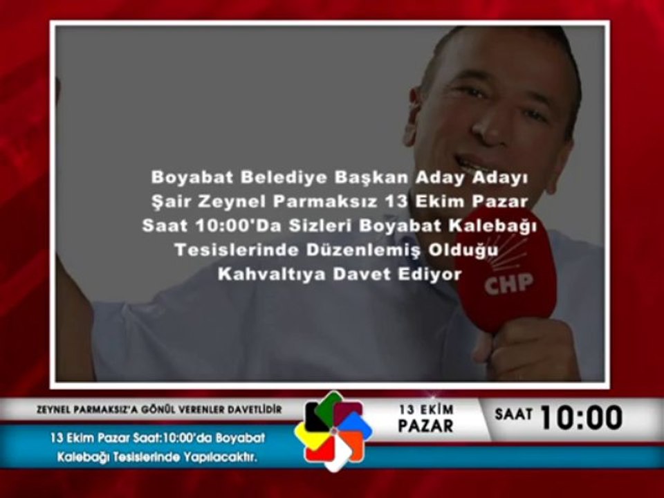 Zeynel Parmaksız Kahvaltı Programı Tanıtımı