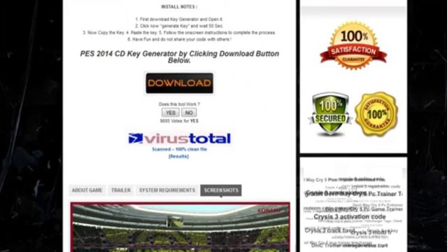 Pes 2014 Cd Key | Pro Evolution Soccer 2014 Cd Key