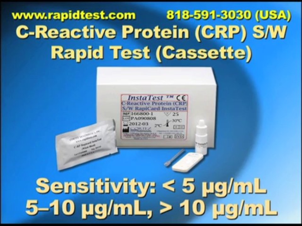 C-Reactive Protein (CRP) Serum Rapid Test (Cassette)