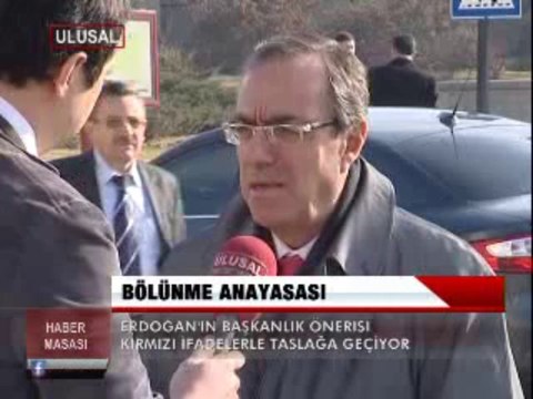 BAŞKANLIK ÖNERİSİ, BÖLÜNME ANAYASASI TASLAĞINDA