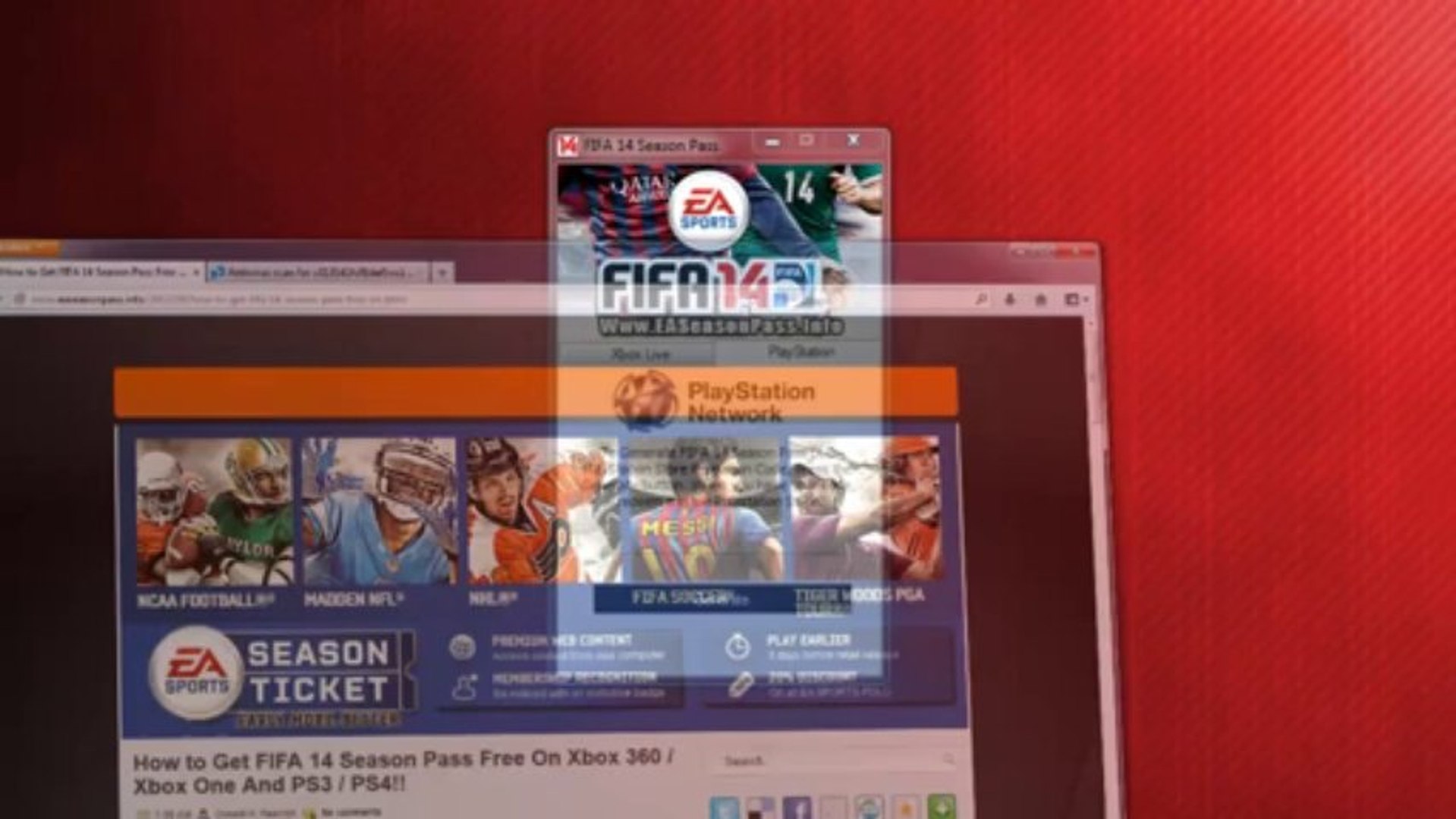 ⁣FIFA 14 Season Pass Code Unlock Tutorial - Xbox 360 - PS3