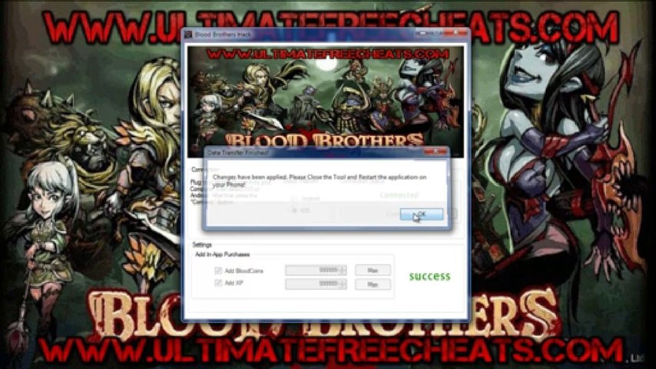 Blood Brothers Free BloodCoins Cheats - iPhone / iPad / iOS / Android
